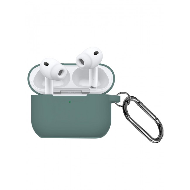 MARGOUN Compatible With AirPods Pro 3 (3rd Generation) 2025 Case Cover Silicone Protective with Keychain – Shock-Resistant And Anti-Scratch- Cactusgreen CactusGreen