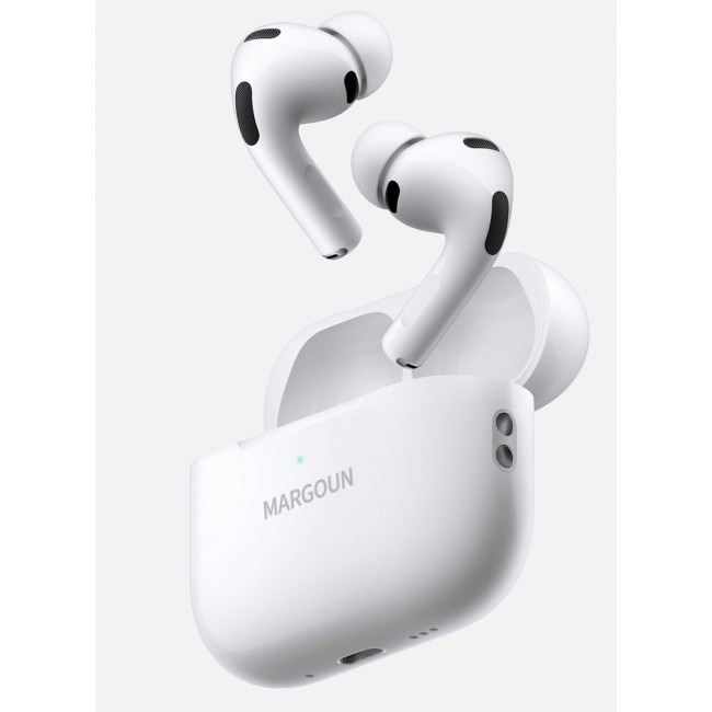 MARGOUN Elite Edition Wireless Earbuds Pro 3 (3rd Generation) 2026 with Active Noise Cancelation ANC and 30-Hour Battery Life for Apple iPhone 17 Pro Max - White white-17PM