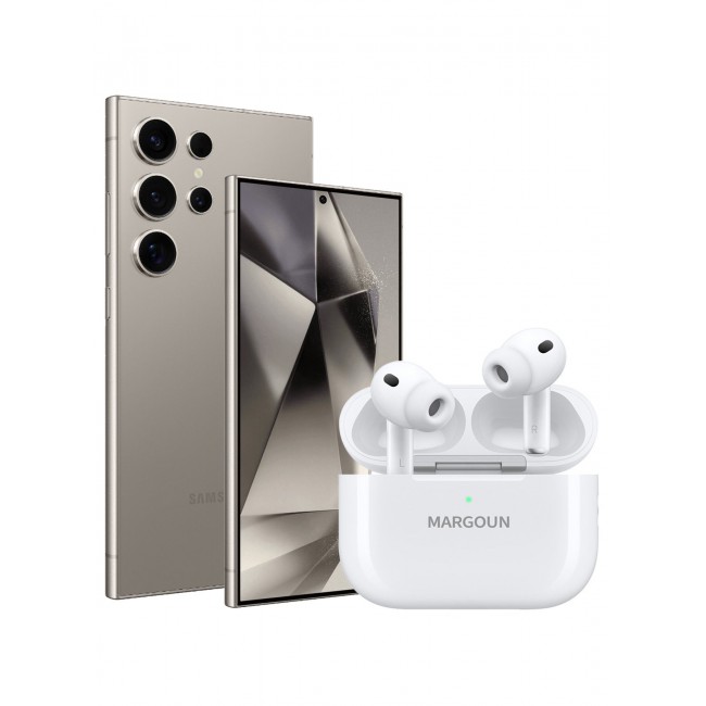 MARGOUN Wireless Earbuds Pro 2 (2rd Generation) 2022 with Active Noise Cancelation ANC , Adaptive Transparency and 30-Hour Battery Life for Samsung Galaxy S24 Ultra - White White-S24U