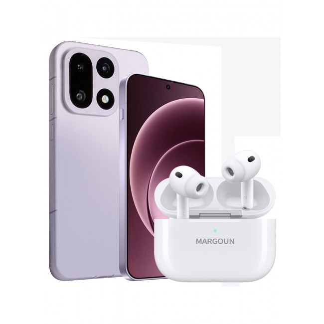 MARGOUN Wireless Earbuds Pro 2 (2rd Generation) 2022 with Active Noise Cancelation ANC , Adaptive Transparency and 30-Hour Battery Life for One Plus 15 - White White-OP15