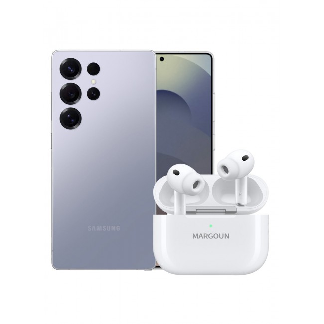 MARGOUN Wireless Earbuds Pro 2 (2rd Generation) 2022 with Active Noise Cancelation ANC , Adaptive Transparency and 30-Hour Battery Life for Samsung Galaxy S25 Ultra - White White-S25U