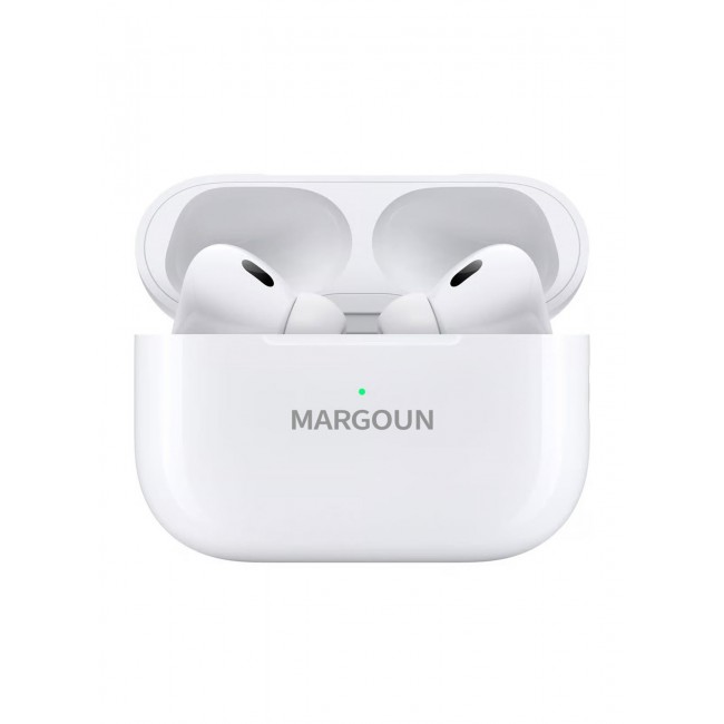 MARGOUN Wireless Earbuds Pro 2 (2rd Generation) 2022 with Active Noise Cancelation ANC , Adaptive Transparency and 30-Hour Battery Life for Apple iPhone 15 Pro Max - White White-15PM