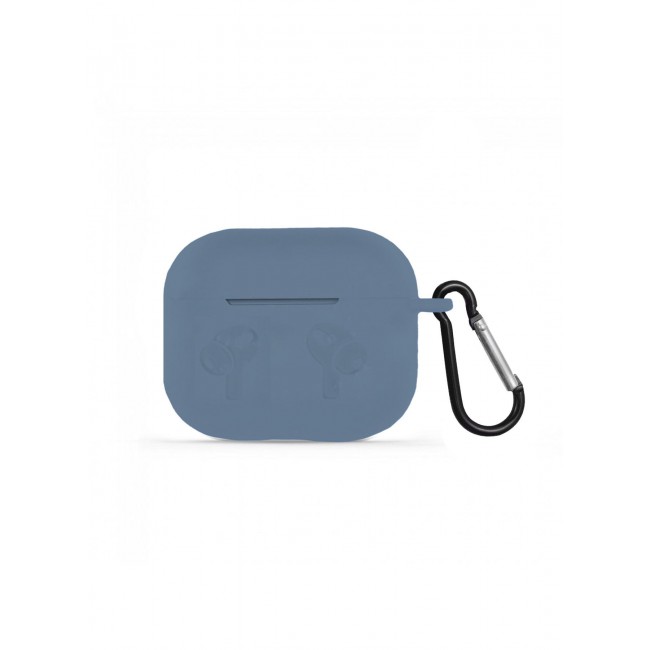 MARGOUN Compatible With AirPods 3 (3rd Generation) 2021 Soft Silicone Case Cover with Keychain - Shock-Resistant And Anti-Scratch- Grey grey