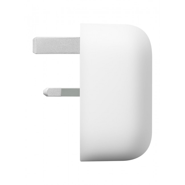 Google Pixel Flex Dual Port 67W USB-C Fast Charger, UAE 3-PinU Wall Adapter for Phones and Tablets White