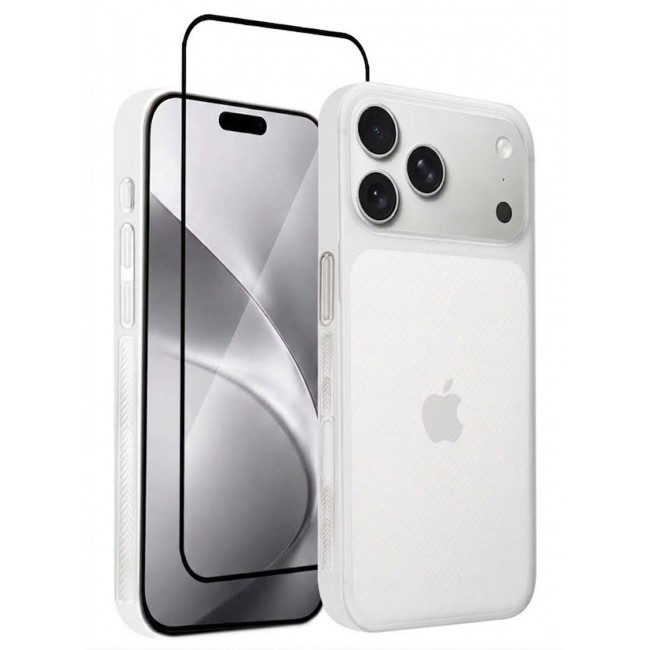 MARGOUN 2 Pack For iPhone 18 Pro Case Air Skin Line with Bumper All Around Full Protection Ultra Slim 0.3mm Thickness 4g Feather Weight White-2