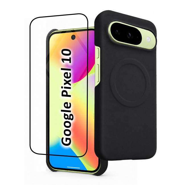 MARGOUN 2 Pack For Google Pixel 10 Case Alcantara Magnetic Cover, Synthetic Suede, Wireless Charging Compatible
