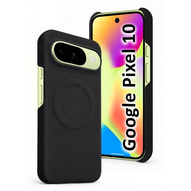 MARGOUN 2 Pack For Google Pixel 10 Case Alcantara Magnetic Cover, Synthetic Suede, Wireless Charging Compatible