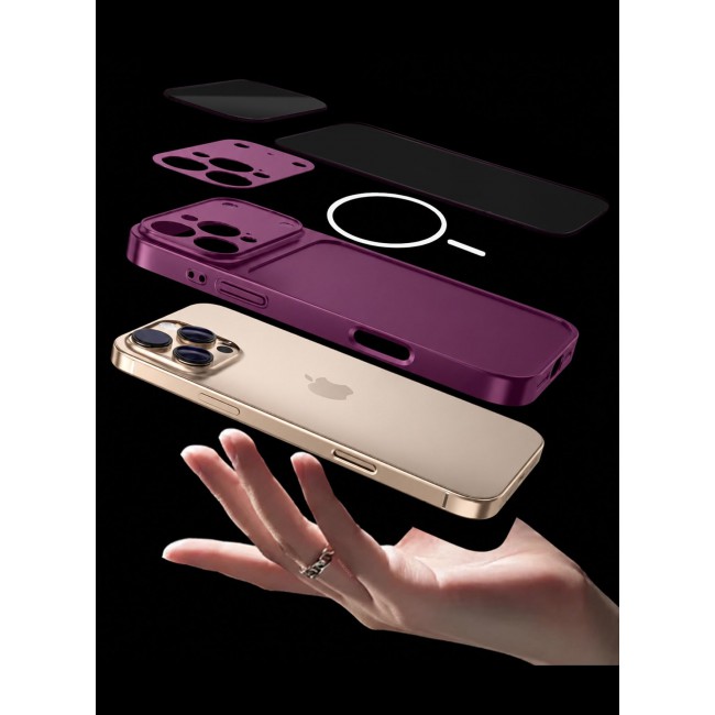 MARGOUN Converter Case for iPhone 16 Pro Max to 17 Pro Max, Compatible with Magnetic Charger, Hard TPU Material, Slim Protective Cover with Camera Guard, Shockproof Frame