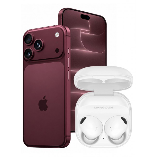 MARGOUN Premium Buds 2 Pro (2nd Gen) Wireless Earbuds for iPhone 18 Pro Max - High-Fidelity Bluetooth Earphones with Smart Touch & Ergonomic Fit White-Buds 2 Pro