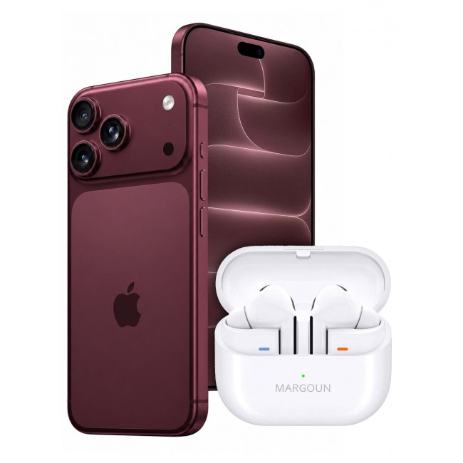 MARGOUN Premium Buds 3 Pro (3rd Gen) Wireless Earbuds for iPhone 18 Pro Max - High-Fidelity Bluetooth Earphones with Smart Touch & Ergonomic Fit White-Buds 3 Pro