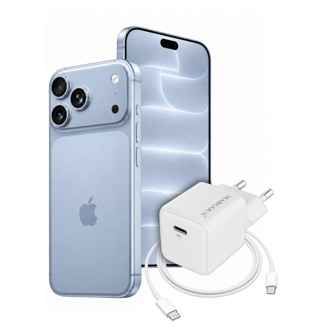 MARGOUN 25W USB-C Fast Wall Charger for iPhone 18 Pro - Power Delivery Adapter with EU Plug & 12-Month Warranty white