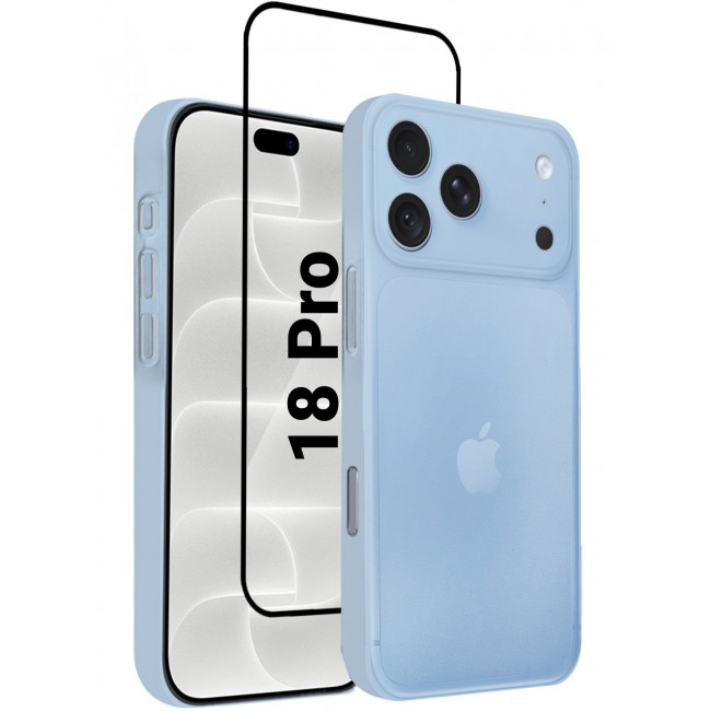 CATANES 2 Pack Air Skin Frosted Matte Case for iPhone 18 Pro with Camera Frame Protection - Stylish Ultra Slim Back Cover - Glacier