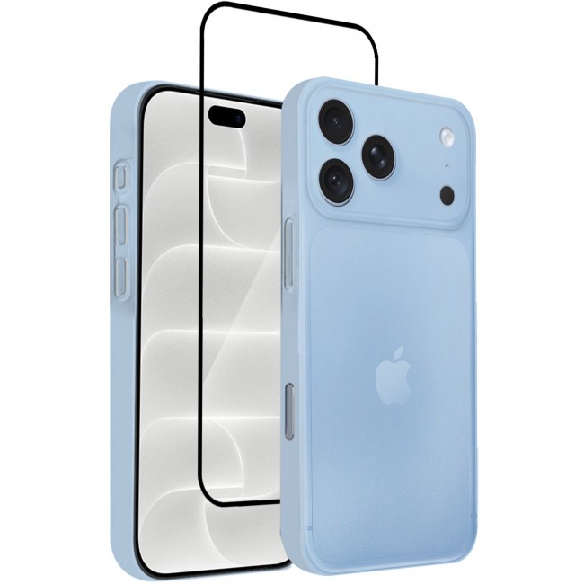CATANES 2 Pack Air Skin Frosted Matte Case for iPhone 18 Pro with Camera Frame Protection - Stylish Ultra Slim Back Cover - Glacier