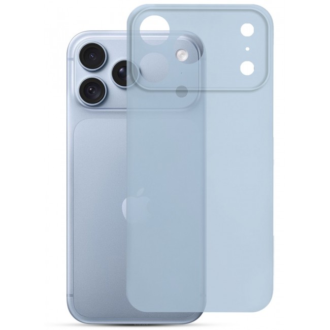 CATANES 2 Pack Air Skin Frosted Matte Case for iPhone 18 Pro with Camera Frame Protection - Stylish Ultra Slim Back Cover - Glacier