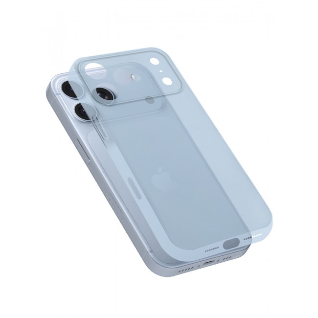 CATANES 2 Pack Air Skin Frosted Matte Case for iPhone 18 Pro with Camera Frame Protection - Stylish Ultra Slim Back Cover - Glacier