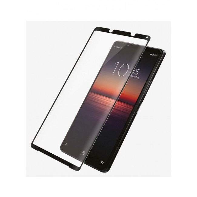 CATANES 2Pack for Sony Xperia 1 IV Screen Protector 3D Full Coverage Crystal Clear Tempered Glass 6.5 inch