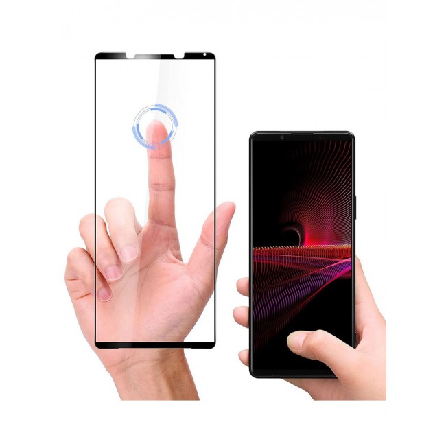CATANES 2Pack for Sony Xperia 1 IV Screen Protector 3D Full Coverage Crystal Clear Tempered Glass 6.5 inch