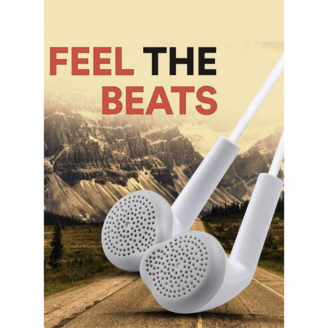 CATANES Stereo Headset with Integrated Microphone, Deep and Enriched Sound White Color