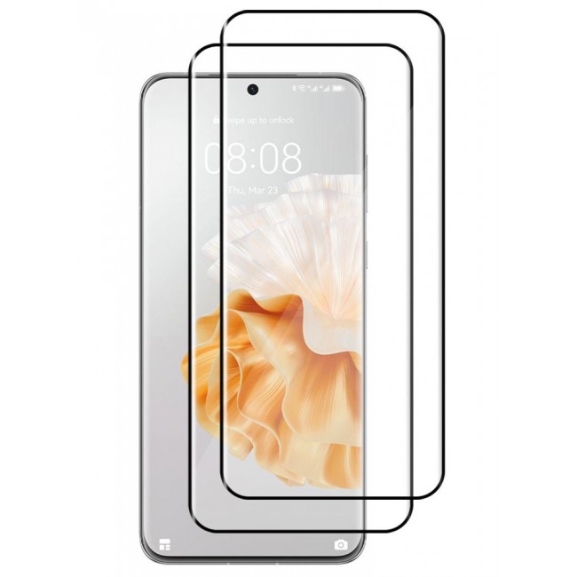 CATANES 2 Pack For Huawei P60 Pro Huawei P60 Screen Protector Tempered Glass Full Glue Back