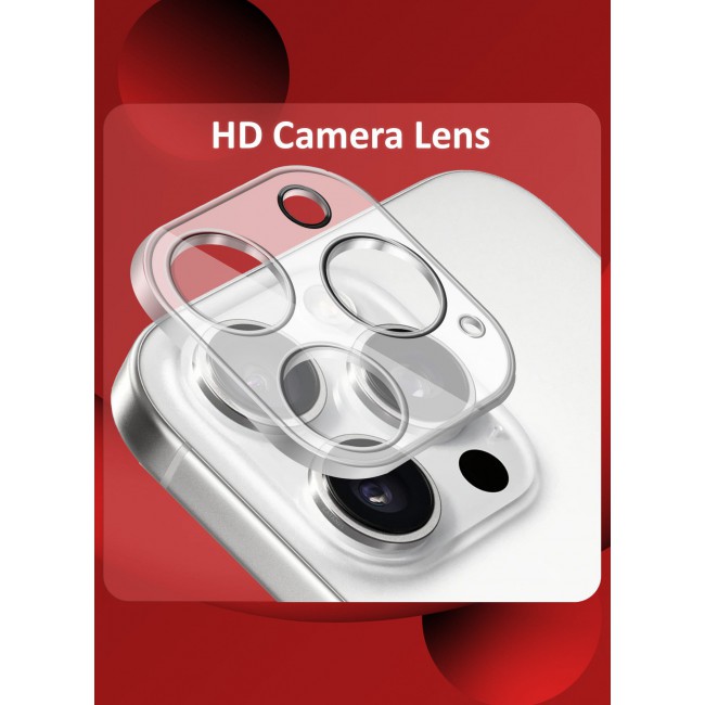 CATANES ( for iPhone 16 Pro/16 Pro Max ) Camera Lens Protector Tempered Glass, Ultra HD, 9H Hardness, Anti-Scratch, Case Friendly, Easy to Install Camera Lens Cover