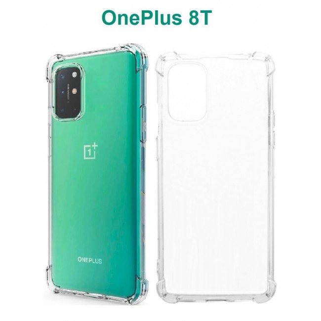 CATANES OnePlus 8T Transparent Anti-Shock Back Case Ultra Slim Crystal Clear 6.55 inch