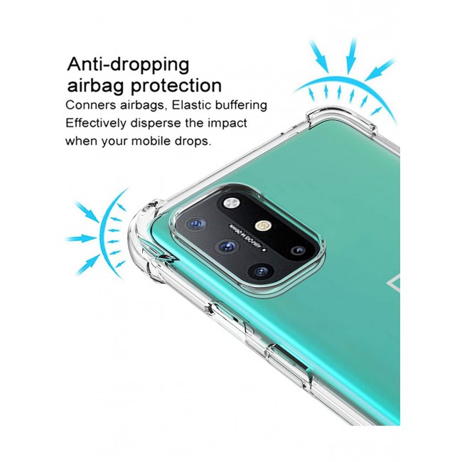 CATANES OnePlus 8T Transparent Anti-Shock Back Case Ultra Slim Crystal Clear 6.55 inch