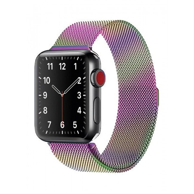 CATANES Stainless Steel Milanese Loop Compatible with Apple Watch Band 38mm 40mm 41mm and (42mm series 10) men and women Mesh Loop Magnetic Clasp Replacement for iWatch Bands Series 7 SE 6 5 4 3 2 1
