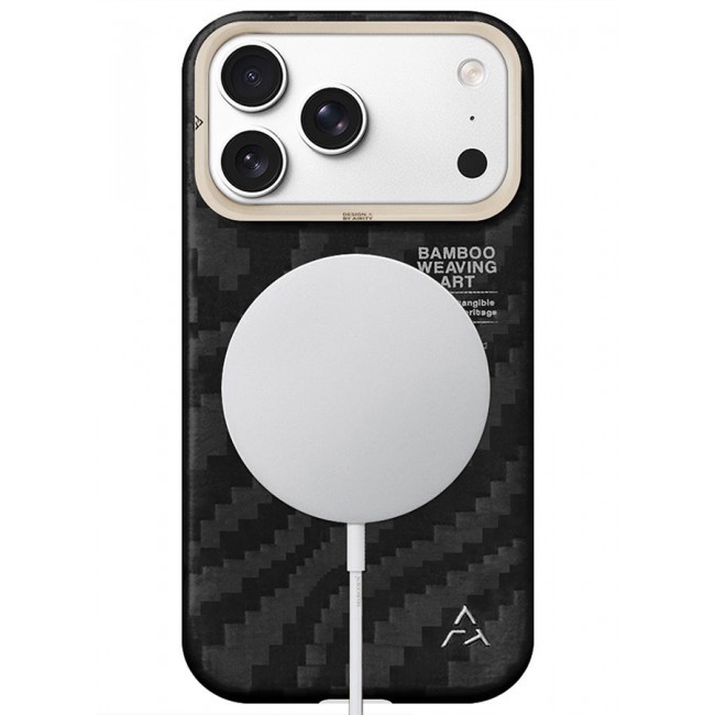 AIRITY Bamboo Fiber Protective Case for iPhone 17/18 Pro Ultra Durable, Lightweight & Premium Design Black