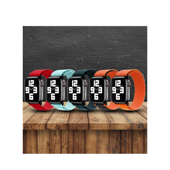 CATANES 5 Pack Of Apple Watch Alpine Loop Band 38mm 40mm 41mm Women Men Adjustable with Metal G-Hook Strap for iWatch Series 7/SE/6/5/4/3/2/1 Multicolour