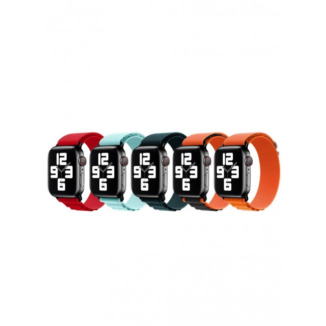 CATANES 5 Pack Of Apple Watch Alpine Loop Band 38mm 40mm 41mm Women Men Adjustable with Metal G-Hook Strap for iWatch Series 7/SE/6/5/4/3/2/1 Multicolour