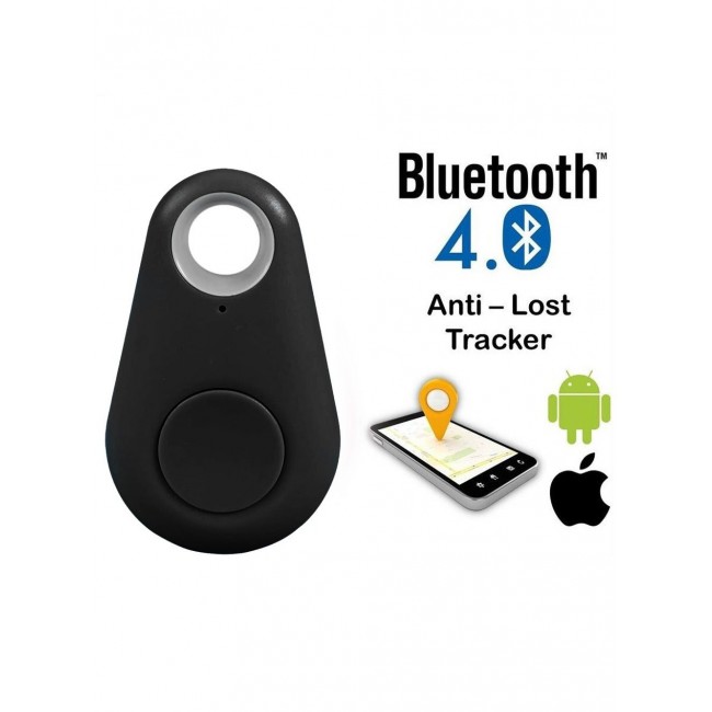 CATANES Smart Tag itag Bluetooth Tracker Key Finder Locator for Phone Key Item Pets Children Black
