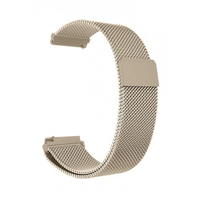CATANES 20mm Milanese Stainless band for Samsung Galaxy Watch 7, 6, 6 Classic, 5, 5 Pro, 4, 4 Classic Champagne Gold