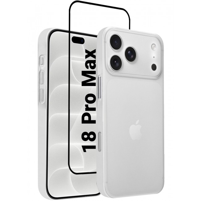 CATANES 2 Pack Air Skin Frosted Matte Case for iPhone 18 Pro Max with Camera Frame Protection - Stylish Ultra Slim Back Cover - Frosted Clear