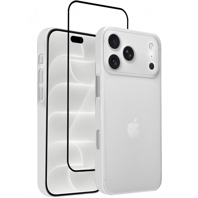 CATANES 2 Pack Air Skin Frosted Matte Case for iPhone 18 Pro Max with Camera Frame Protection - Stylish Ultra Slim Back Cover - Frosted Clear