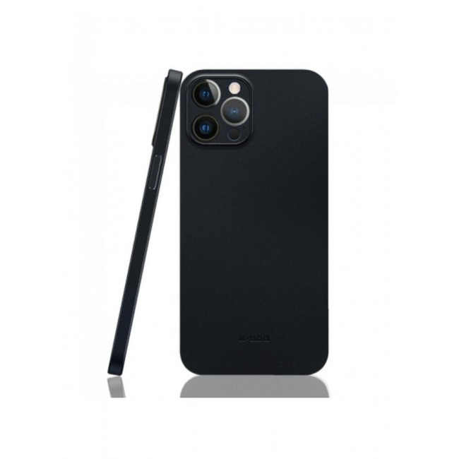 KZDOO Air Skin Case Ultra Slim Back Cover Skin for iphone 13 Pro Max Frosted Anti Slip Full Coverage Black