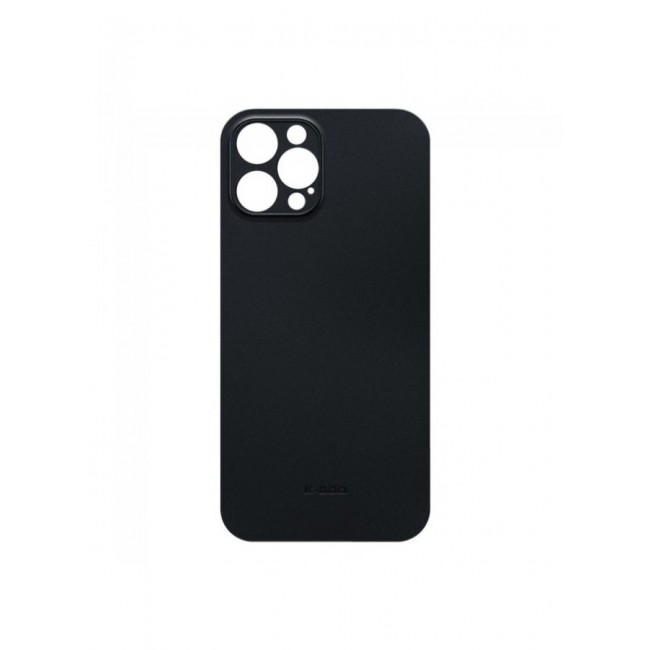 KZDOO Air Skin Case Ultra Slim Back Cover Skin for iphone 13 Pro Max Frosted Anti Slip Full Coverage Black