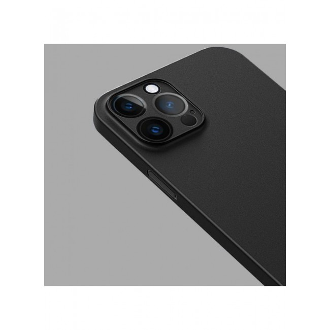 KZDOO Air Skin Case Ultra Slim Back Cover Skin for iphone 13 Pro Max Frosted Anti Slip Full Coverage Black