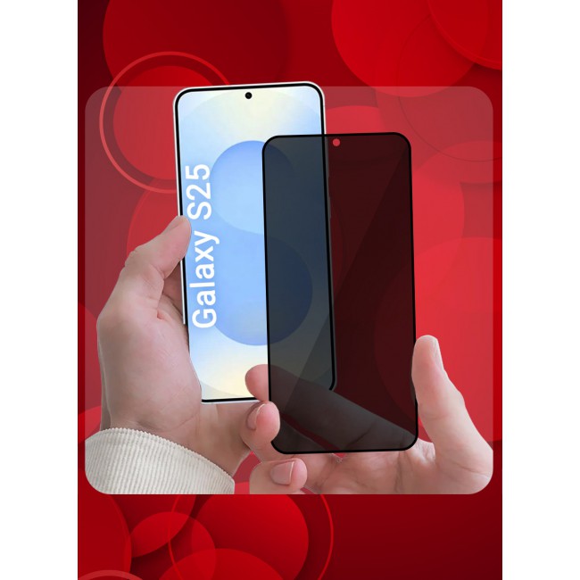 CATANES (for Samsung Galaxy S25 ) 3Packs Privacy Screen Protector Anti-Bubble, Shock-Proof, High Durability