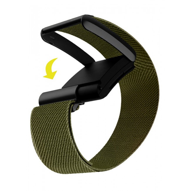 CATANES Premium Adjustable Nylon Strap for WHOOP 5 – Lightweight & Breathable Replacement Band - Olive Green