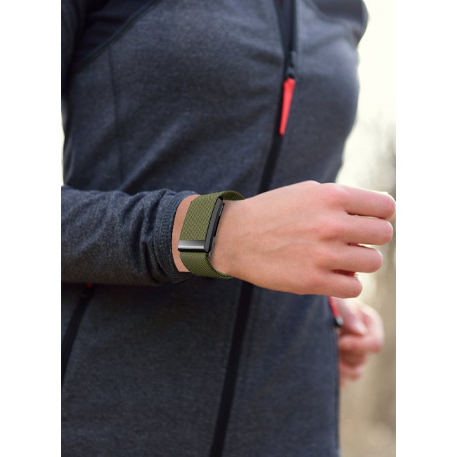 CATANES Premium Adjustable Nylon Strap for WHOOP 5 – Lightweight & Breathable Replacement Band - Olive Green