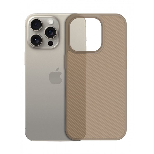 CATANES ( for iPhone 16 Pro Max ) Case Air Skin Line Design Back Cover Sturdy Durable Ultra-Thin Case Drop Protection Cover Clear - Desert Titanium