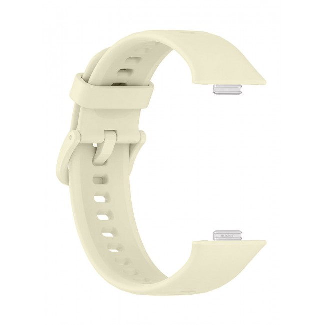 CATANES Wristband for Huawei Watch Fit 3/Fit 4/Fit 4 Pro Bands, Silicone Bracelet Quick Release Arm Band, Replacement Smartwatch Band Quick Release Sport Strap - Cream