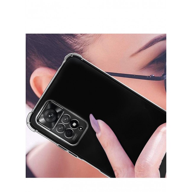 CATANES Xiaomi Redmi Note 11 Pro Case Cover Clear Protective TPU Four Corners Cover Transparent Soft Case