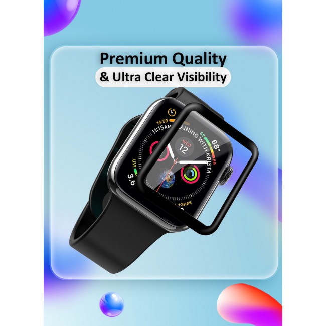 CATANES 3Packs Screen Protector for Apple Watch 42mm Series 1 2 3 HD Clear Ultra-Thin Curved Full Coverage Glass (42mm)
