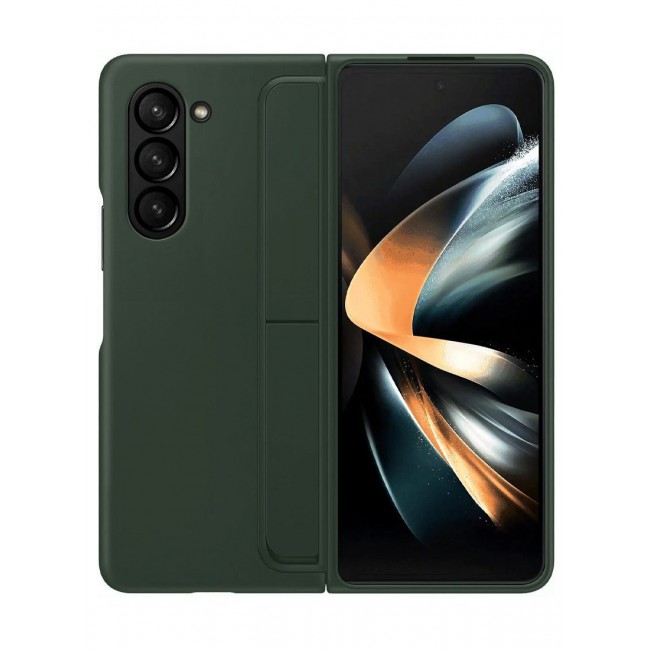 CATANES Samsung Galaxy Z Fold 5 Case with Pen Holder S-Pen included Hard Ultra Protective and Anti Shock Case Cover Green