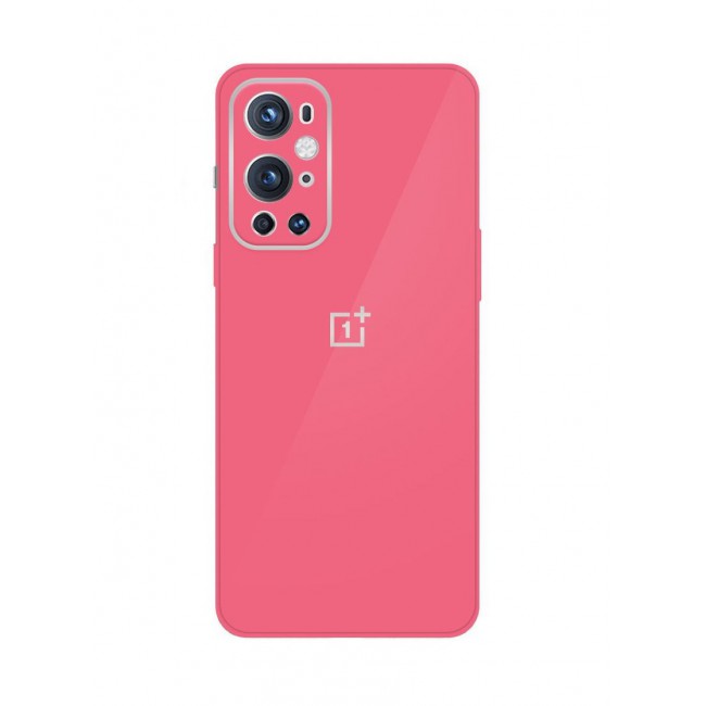 CATANES OnePlus 9 Pro Slim Shockproof Case Cover with Camera Lens Protection 6.7 inch Pink