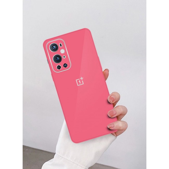 CATANES OnePlus 9 Pro Slim Shockproof Case Cover with Camera Lens Protection 6.7 inch Pink