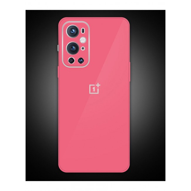 CATANES OnePlus 9 Pro Slim Shockproof Case Cover with Camera Lens Protection 6.7 inch Pink
