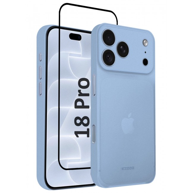 KZDOO 2 Pack Air Skin Case for iPhone 18 Pro - Ultra Slim 0.3mm Protective Cover