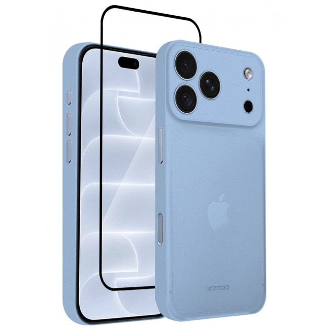 KZDOO 2 Pack Air Skin Case for iPhone 18 Pro - Ultra Slim 0.3mm Protective Cover